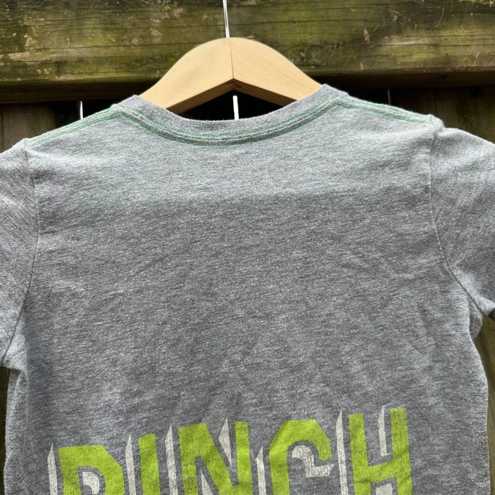 Peek Make Your Own Luck Pinch Proof T-Shirt St. Patrick's Day Gray Sz Medium 6/7